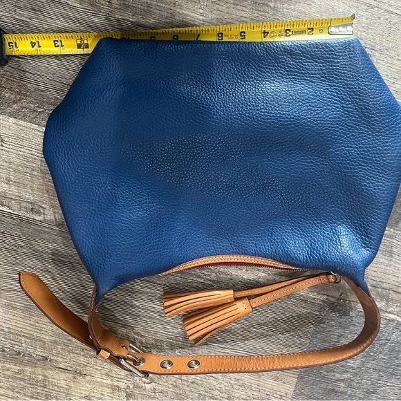 Color: French Blue. 11’’ wide. Pictures to show condition of bag. - Picture 9 of 9